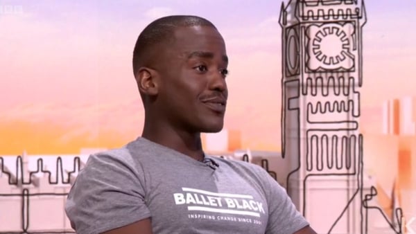 Ncuti Gatwa on Sunday with Laura Kuenssberg