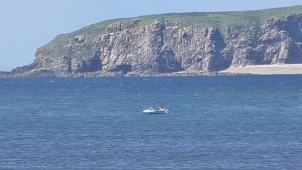 a boat in the water