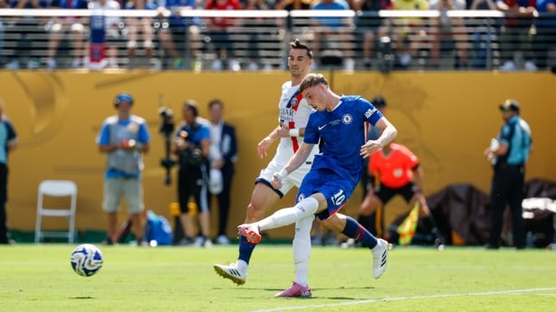  Cole Palmer #10 of Chelsea scores a goal during the FIFA Club World Cup 2025 final match between Chelsea FC and Paris Saint-Germain at MetLife Stadium on July 13, 2025 in East Rutherford, New Jersey. (Photo by Roger Wimmer/ISI Photos/ISI Photos via Getty Images)