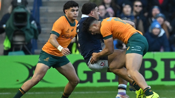 Australia's centre Joseph-Aukuso Suaalii 
