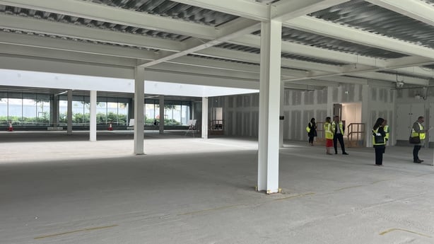 A view of the interior of the Crown Square development