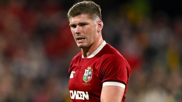 South Australia , Australia - 12 July 2025; Owen Farrell of British & Irish Lions during the tour match between AUNZ XV and the British & Irish Lions at the Adelaide Oval in Adelaide, Australia. (Photo By Brendan Moran/Sportsfile via Getty Images)