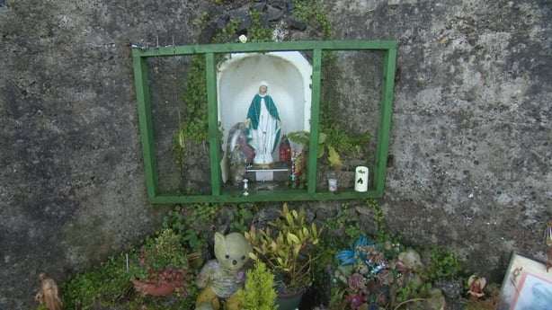 The memorial garden at Tuam mother-and-baby home site