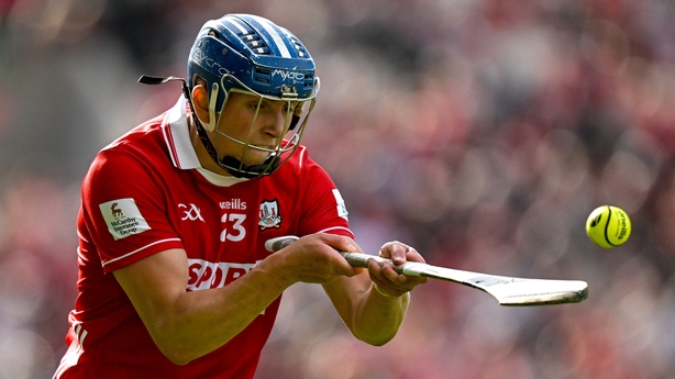 25 May 2025; Diarmuid Healy of Cork during the Munster GAA Hurling Senior Championship Round 5 match between Cork and Waterford at SuperValu Páirc Ui Chaoimh in Cork. Photo by Brendan Moran/Sportsfile