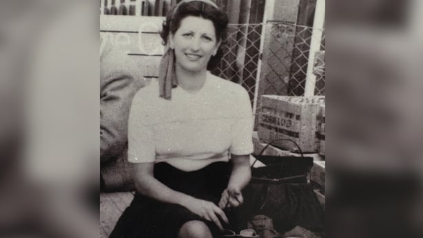 Mary O'Connor sitting on a couch