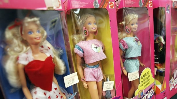 Pink boxes of barbie dolls lie at Christies South Kensington as part of a collection of 4,000 barbie dolls that will be auctioned today on September 26, 2006 in London, England.