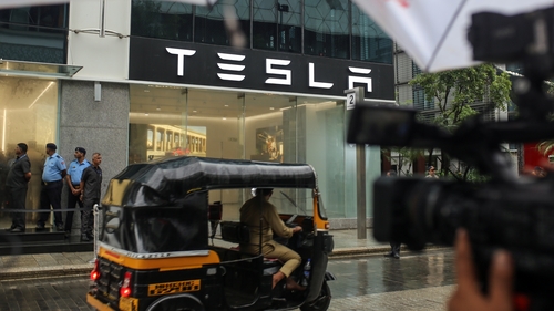 Tesla opened its first showroom in Mumbai today and began taking Model Y orders on its website