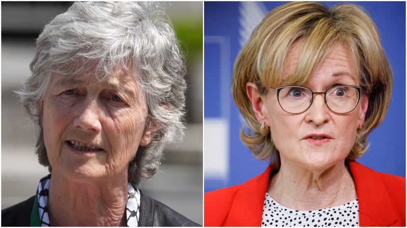 Catherine Connolly will launch her bid while Mairead McGuinness (right) will be Fine Gael's candidate for the contest