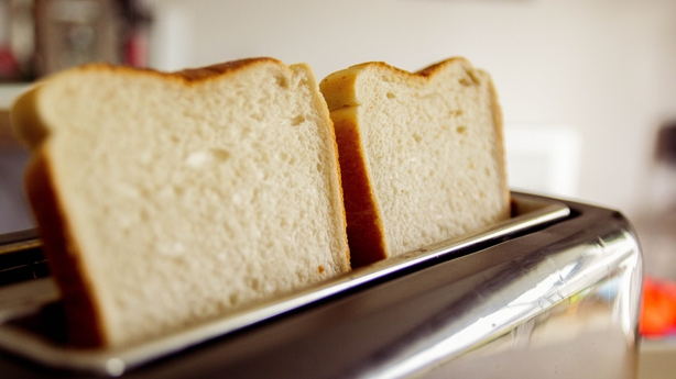 Bread, slice, toast, close up