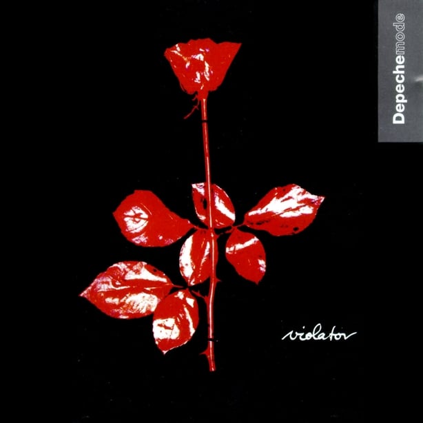 Front cover of the album 'Violator' by Depeche Mode