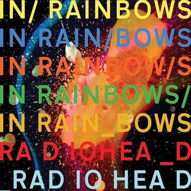 Front cover of the album 'In Rainbows' by Radiohead