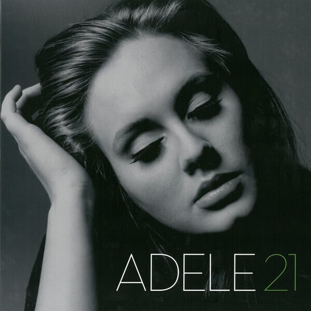 Front cover of the album '21' by Adele