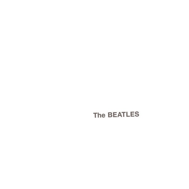 Front cover of the album 'The White Album' by The Beatles