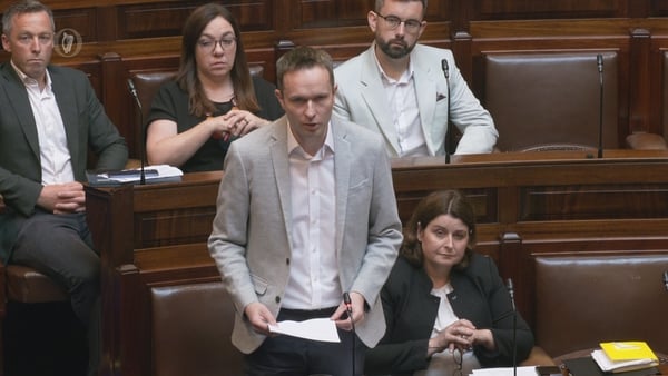 Image of Social Democrats TD Cian O'Callaghan in the Dail
