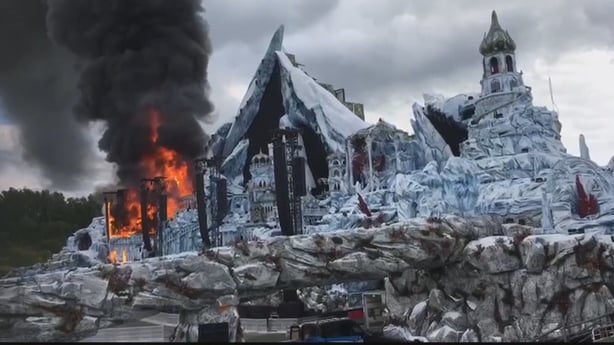The main stage of the Tomorrowland music festival in Belgium was destroyed in a fire