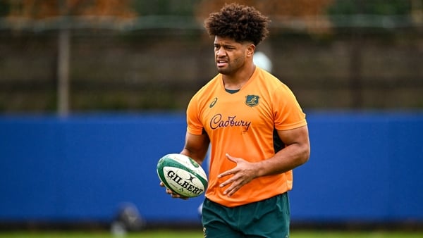 29 November 2024; Rob Valetini during an Australia rugby captain's run at Wanderers RFC in Dublin. Photo by Piaras Ó Mídheach/Sportsfile