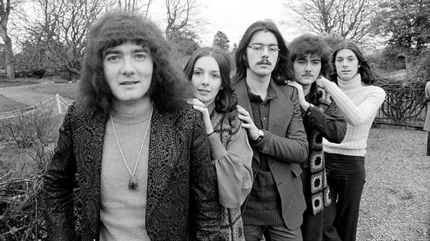 Traditional/folk group Clannad in January 1973. 