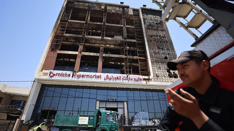 The fire reportedly started on the first floor before rapidly engulfing the five-storey building