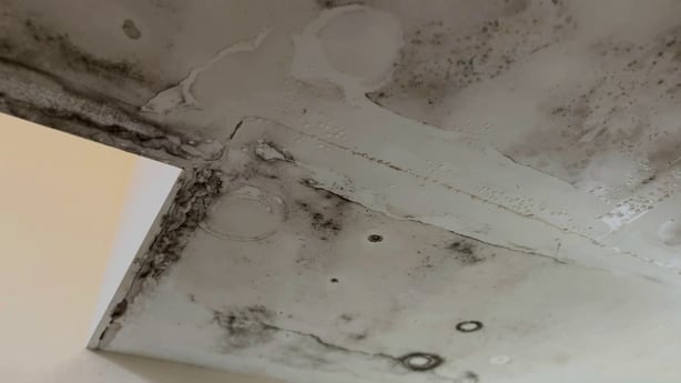 a close up of a white surface