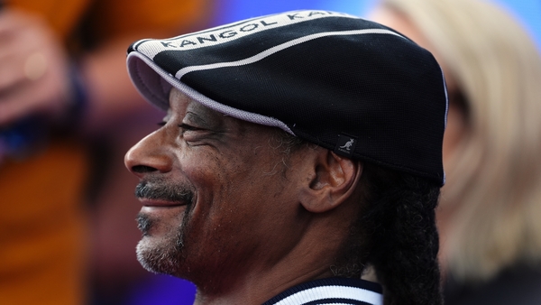 Snoop Dogg watching the Breaking at La Concorde on the fourteenth day of the 2024 Paris Olympic Games in France