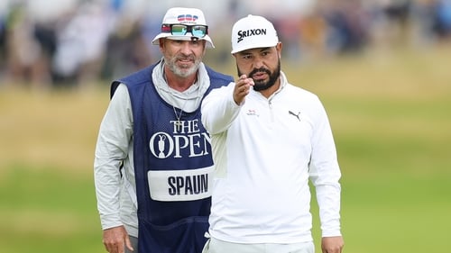 JJ Spaun received a warning after exceeding alotted time