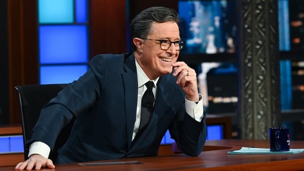 Stephen Colbert presents The Late Show on 28 February 2022