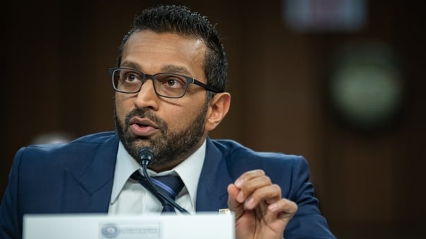 WASHINGTON, DC - MARCH 25:FBI Director, Kash Patel testifies before the Senate Intelligence Committee hearing on "Worldwide Threats," on Capitol Hill in Washington, DC, on March 25, 2025.Photo credit: Maansi Srivastava for the Washington Post