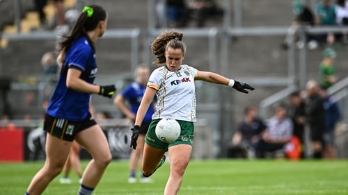 Meath's Emma Duggan in action in Tullamore