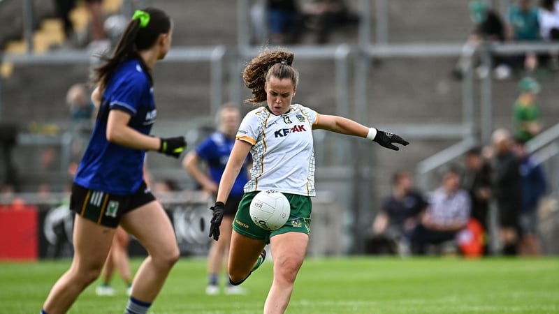 Meath's Emma Duggan in action in Tullamore