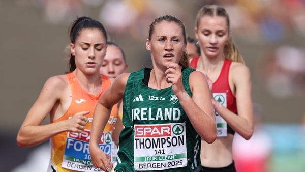 Ireland's Anika Thompson in action at the European Athletics Under-23 Championships