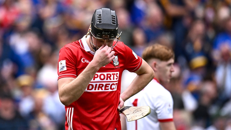 A deflated Robert Downey after Cork's defeat