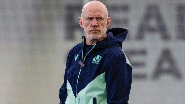 EDINBURGH, SCOTLAND - MARCH 11: Coach Steve Tandy during a Scotland training session at the Oriam, on March 11, 2025, in Edinburgh, Scotland. (Photo by Craig Williamson/SNS Group via Getty Images)