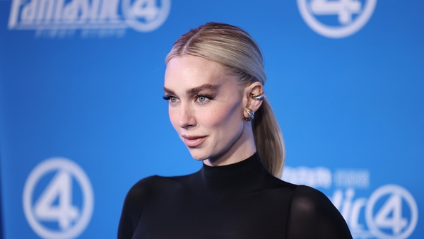 a person in a black shirt