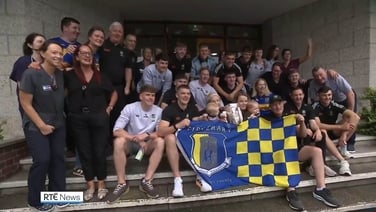 Tipperary hurlers visit CHI Crumlin