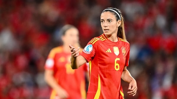 Aitana Bonmati of Spain gestures during the UEFA Women's EURO 2025 Quarter-Final match between Spain and Switzerland at Stadion Wankdorf on July 18, 2025 in Bern, Switzerland.