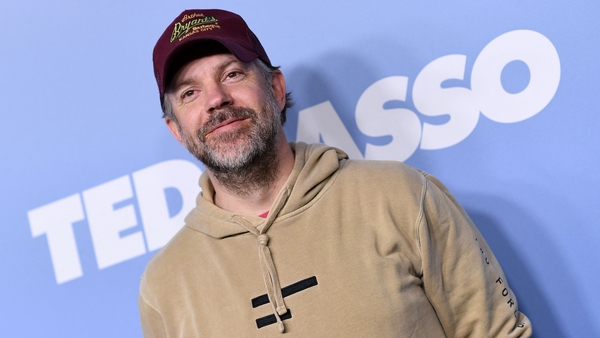 US actor Jason Sudeikis arrives for the Ted Lasso Day event at the Think Apple TV+ FYC Space at Goya Studios in Hollywood, California, on May 1, 2023. (Photo by VALERIE MACON / AFP) (Photo by VALERIE MACON/AFP via Getty Images)