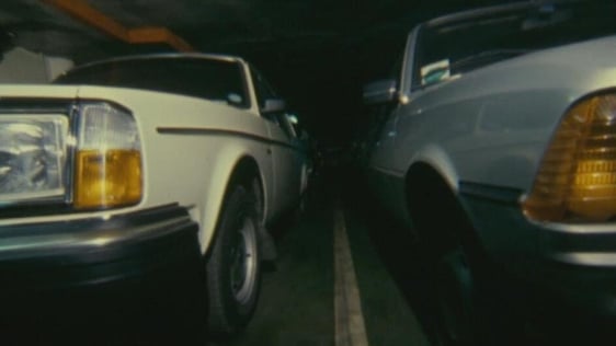 Cars on board the ferry to France, 1980