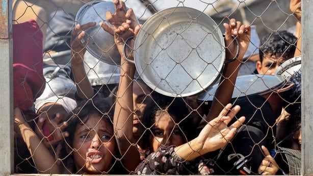 Children dying of starvation in Gaza