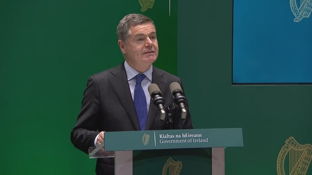 Minister for Finance Pascal Donohoe speaking