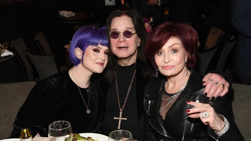 Kelly, Ozzy and Sharon Osbourne