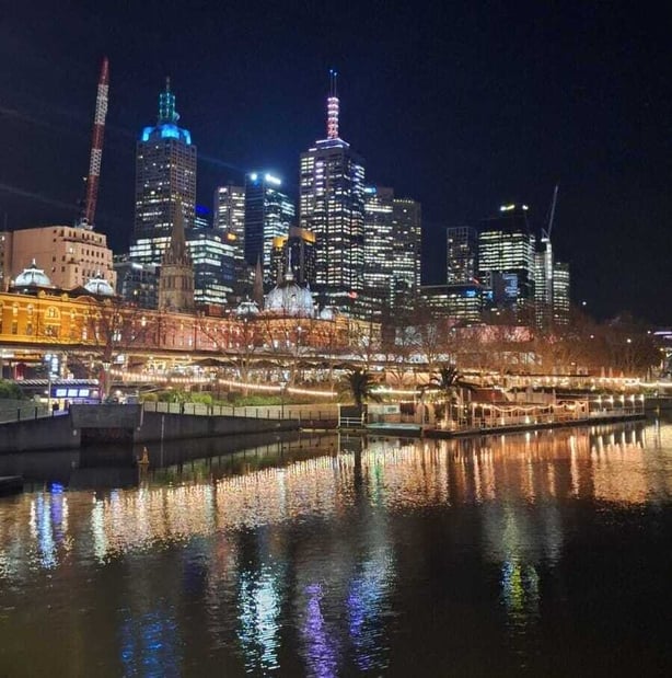 Melbourne by night