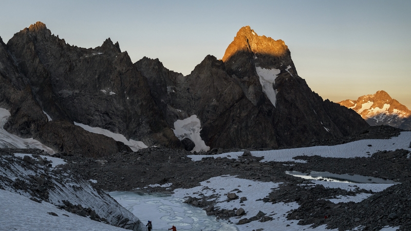 The Écrins Massif in the French Alps is one of the regions affected by recent water shortages