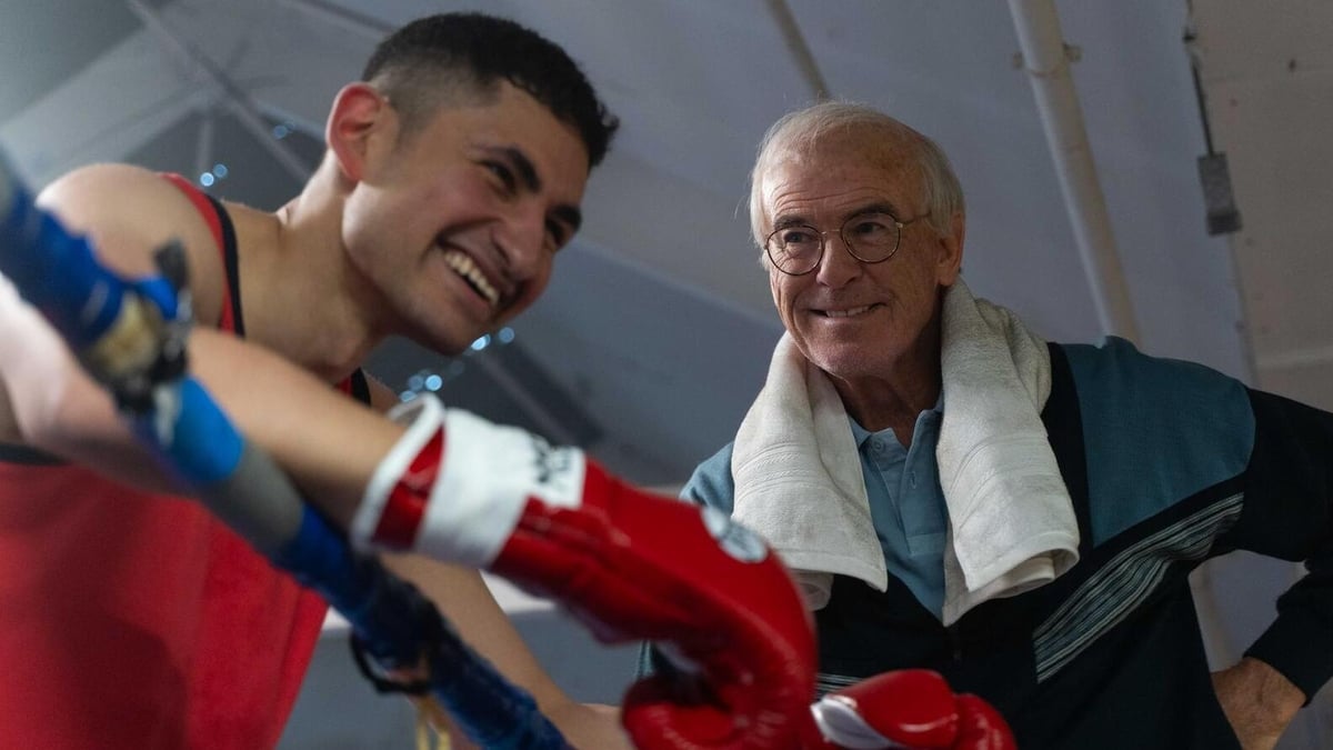 Pierce Brosnan and Amir El-Masry