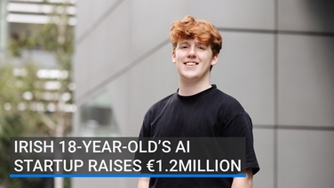 Irish 18-year-old’s AI startup raises €1.2million