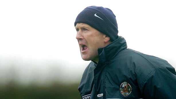 Jack O'Connor as manager of Kerry in 2004