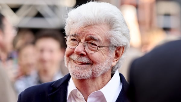 HOLLYWOOD, CALIFORNIA - APRIL 24: George Lucas attends the 2025 TCM Classic Film Festival Opening Night Screening of Star Wars: The Empire Strikes Back at TCL Chinese Theatre on April 24, 2025 in Hollywood