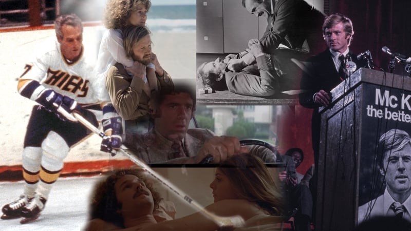 Paul Newman in Slap Shot, Jane Fonda and Jon Voight in Coming Home, Elliot Gould in Capricorn One, Timothy Bottoms and Lindsay Wagner in The Paper Chase, Sean Connery and Ian Bannen in The Offence, and Robert Redford in The Candidate are among our picks