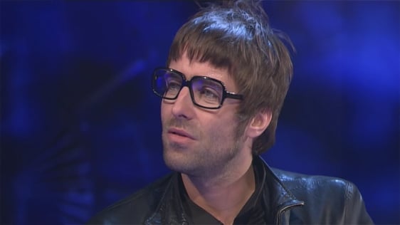 Oasis singer Liam Gallagher on 'The Late Late Show' in 2005.