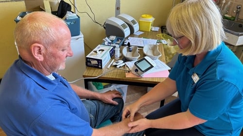 Farmers who attend can have their blood pressure and cholesterol checked