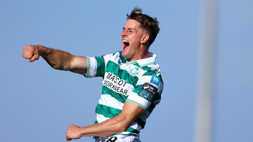 John McGovern scored his first Shamrock Rovers goal